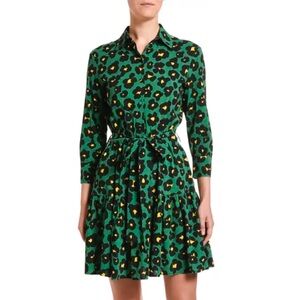 NWT La Double J Animal Print Short Bellini Dress Size Medium